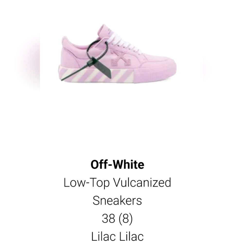 Off White Sneakers sz38 Lilac